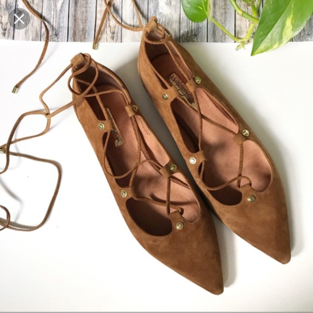 Halogen Lace Up Flats